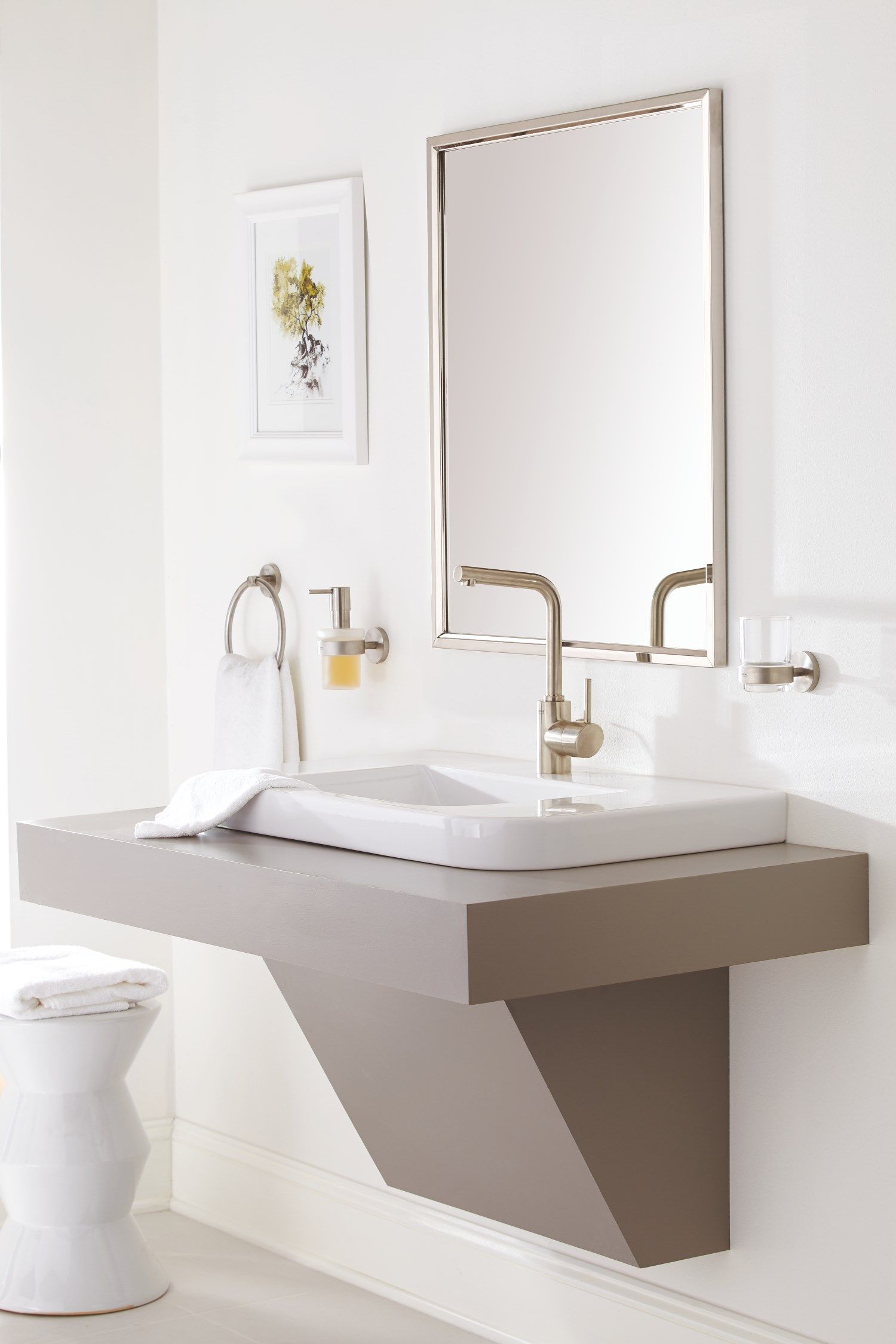 Держатель для полотенец с металлическим кольцом Grohe Essentials ARCH-00098358 - Вид №14