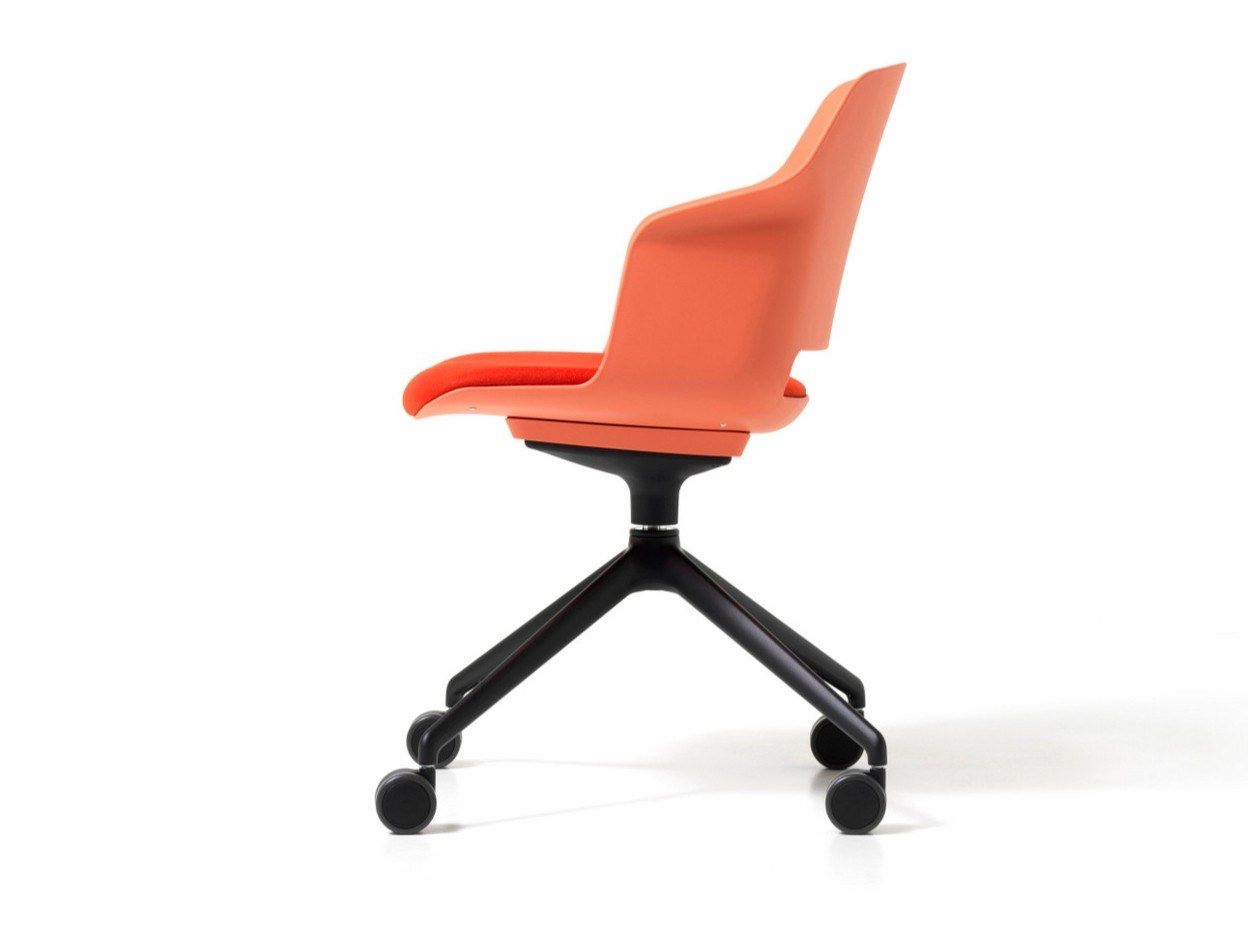 Офисное кресло из полипропилена с подлокотниками с 4 спицами Diemme Clop ARCH-00098529 - Вид №1