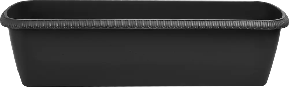 Балконный ящик для цветов ТЕК.А.ТЕК «Жардин» 60 см - серый пластик 18006291