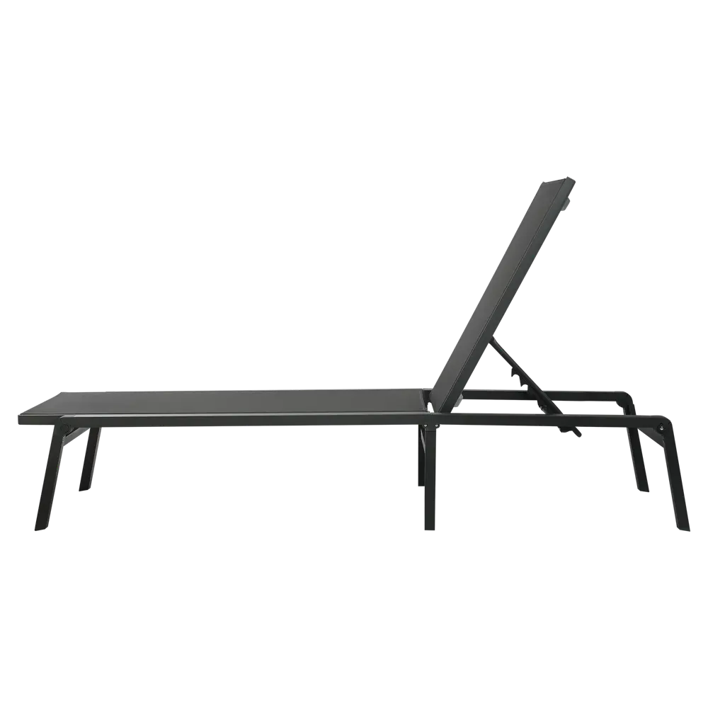 Шезлонг BEGINIA Kreo 191x60x30.5 см алюминий серый STLM-2079858 - Вид №17