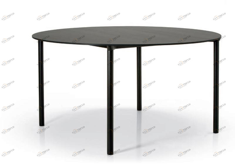 Plank Круглый штабелируемый стол из hpl Monza 9224-01
