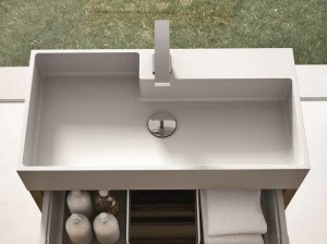 Накладная раковина на столешницу  овальная Ideagroup Cubik