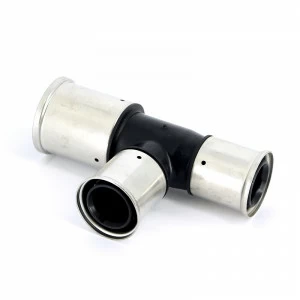 Тройник пресс PVDF HENCO 50х40х40