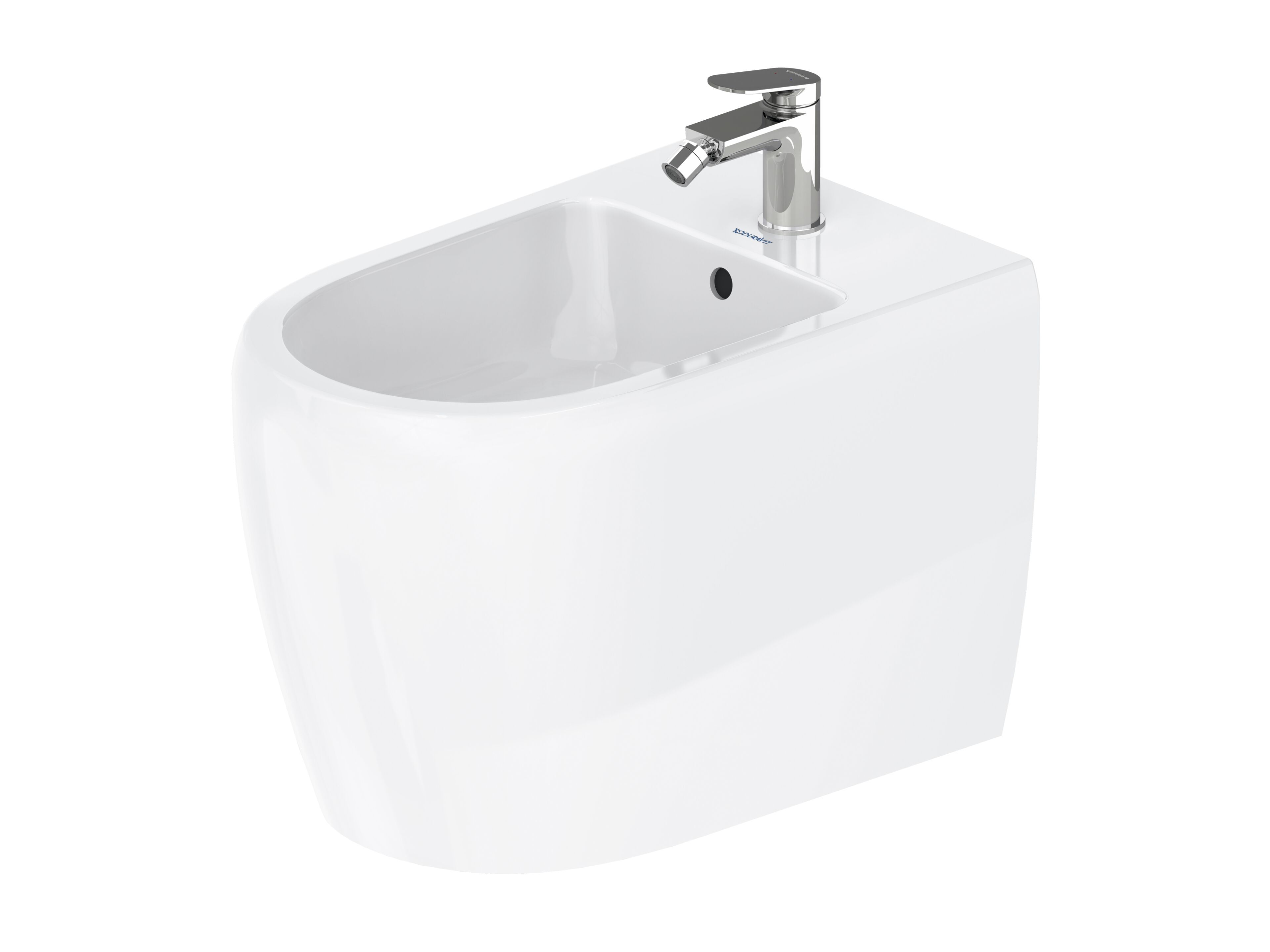 Керамическое напольное биде с переливом Duravit Qatego ARCH-00066145