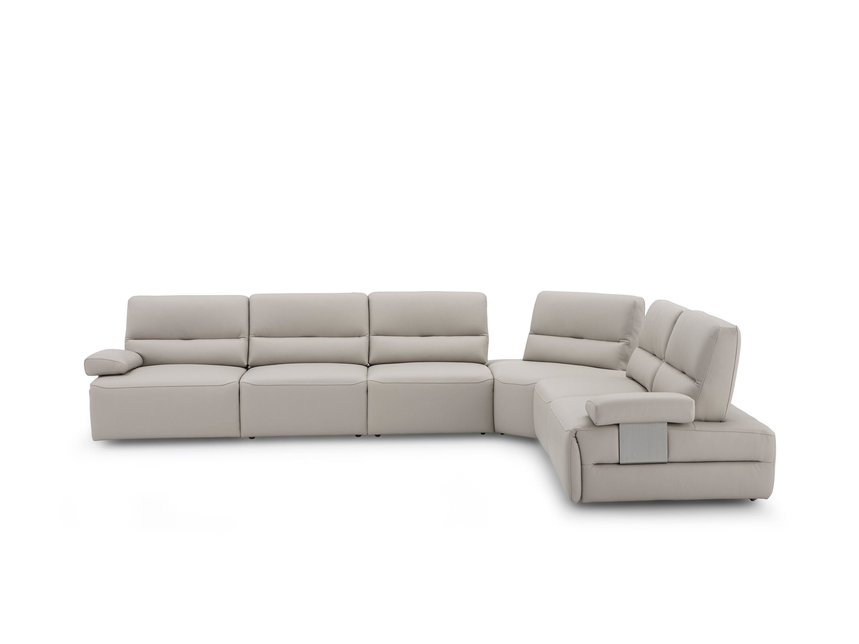 Кожаный угловой диван на 6 мест и более с электрическим движением CAMPO DE' FIORI лестница ARCH-00127771 - Вид №4