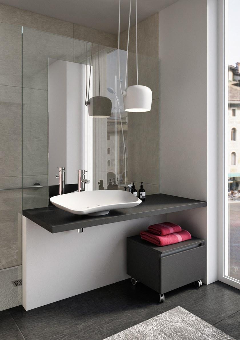 Pr-201 Накладная раковина на столешницу  овальная Goman Prime - Вид №8