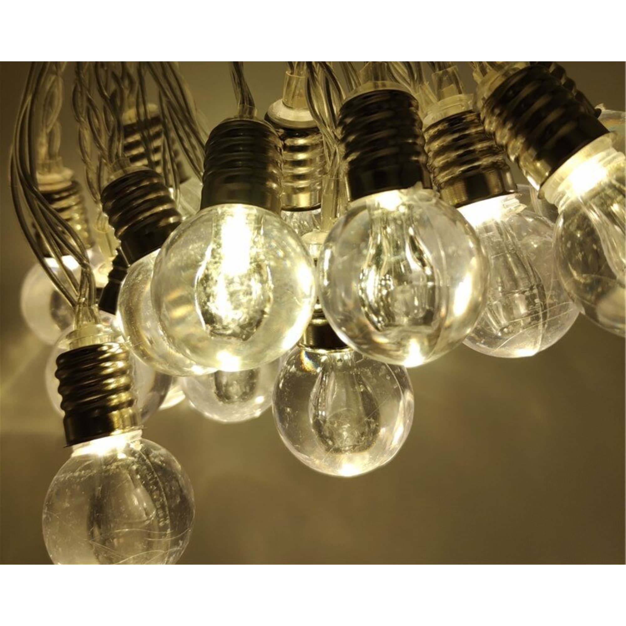 82839188 Электрогирлянда комнатная нить «Лампочки» 5.5 м 20 LED белый 8 режимов Santreyd  - Вид №4