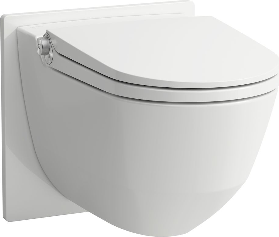 H8206917570001 Подвесной безободковый унитаз-биде с пультом дистанционного управления, с сиденьем и крышкой LAUFEN PRO - Вид №3