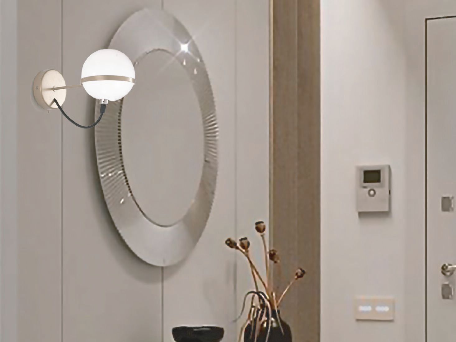 Стеклянный светодиодный настенный светильник Metal Lux Giro ARCH-00052627 - Вид №1