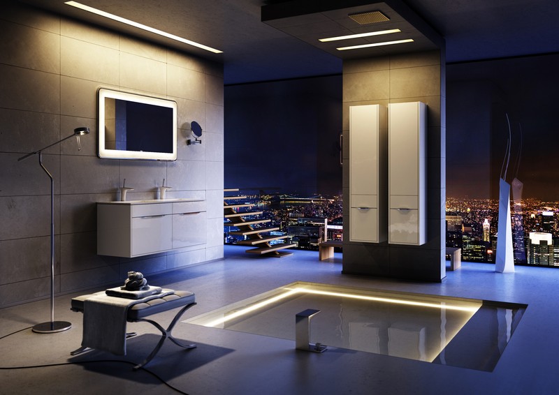 Malaga пенал  подвесной правый, цвет белый Mal.05.03/R AQWELLA sun-id-277777 - Вид №1