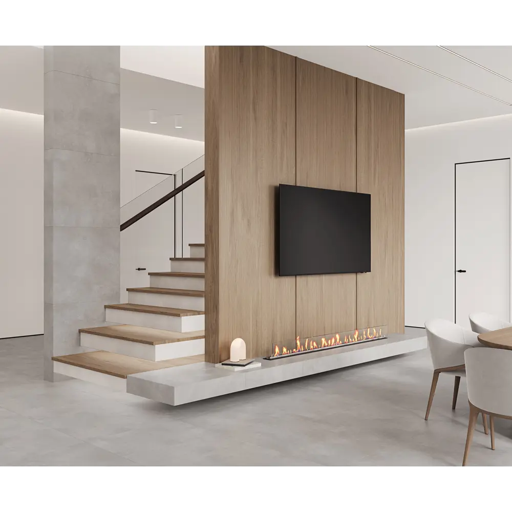 Глазурованный керамогранит Ceradim Concrete Courage Grey 60x120 см 1.44 м² матовый цвет серый 89457826 STLM-2065527 - Вид №3