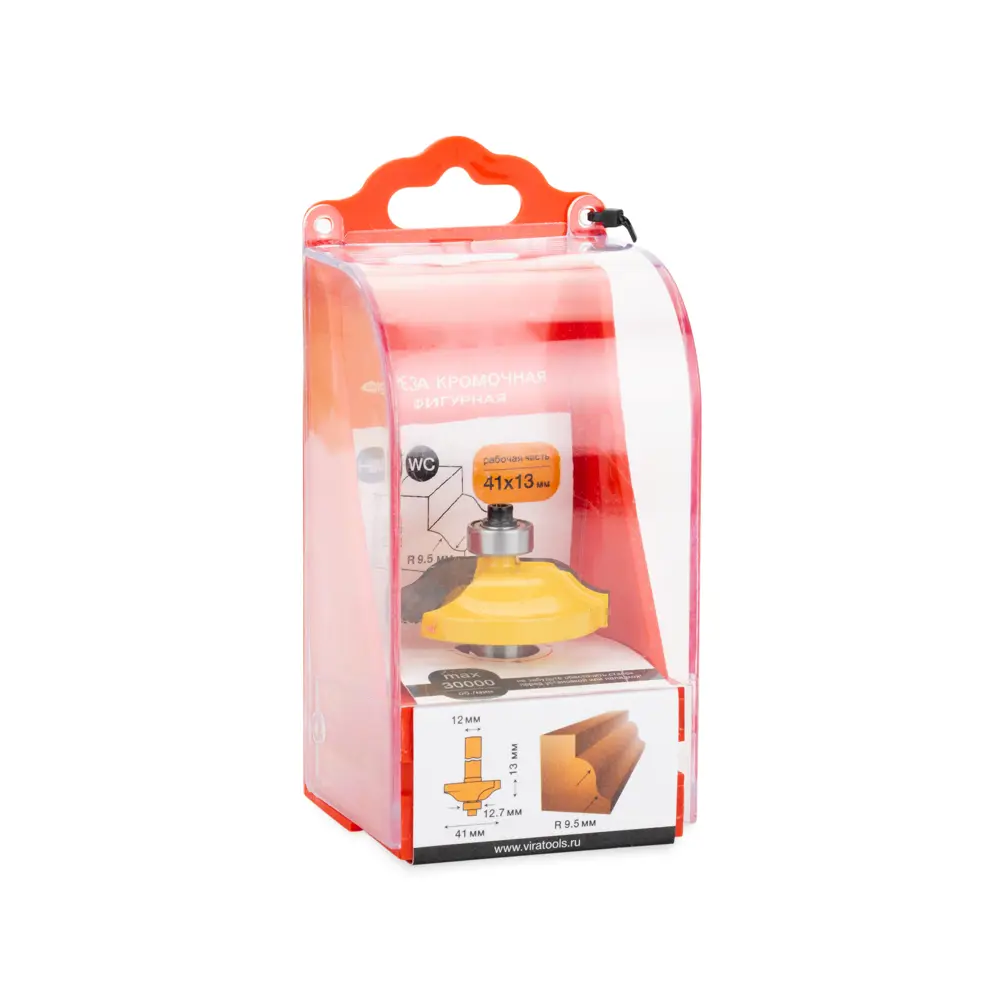 Фреза по дереву фигирейная горизонтальная 553388 41x13 мм хвостовик 12 мм Santreyd STLM-2030783 - Вид №2