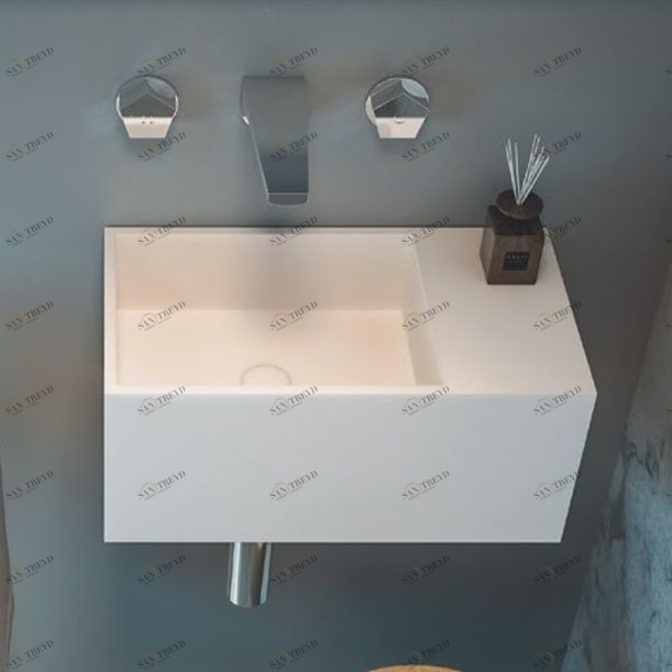 CBN2600 Подвесная раковина настенная овальная MOMA Design  белая 