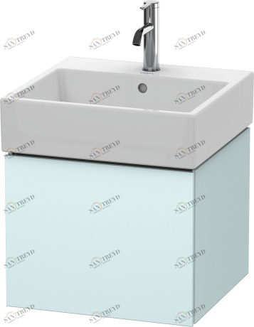 LC617400909 L-Cube Тумбочка подвесная Светло-голубой матовый декор Duravit