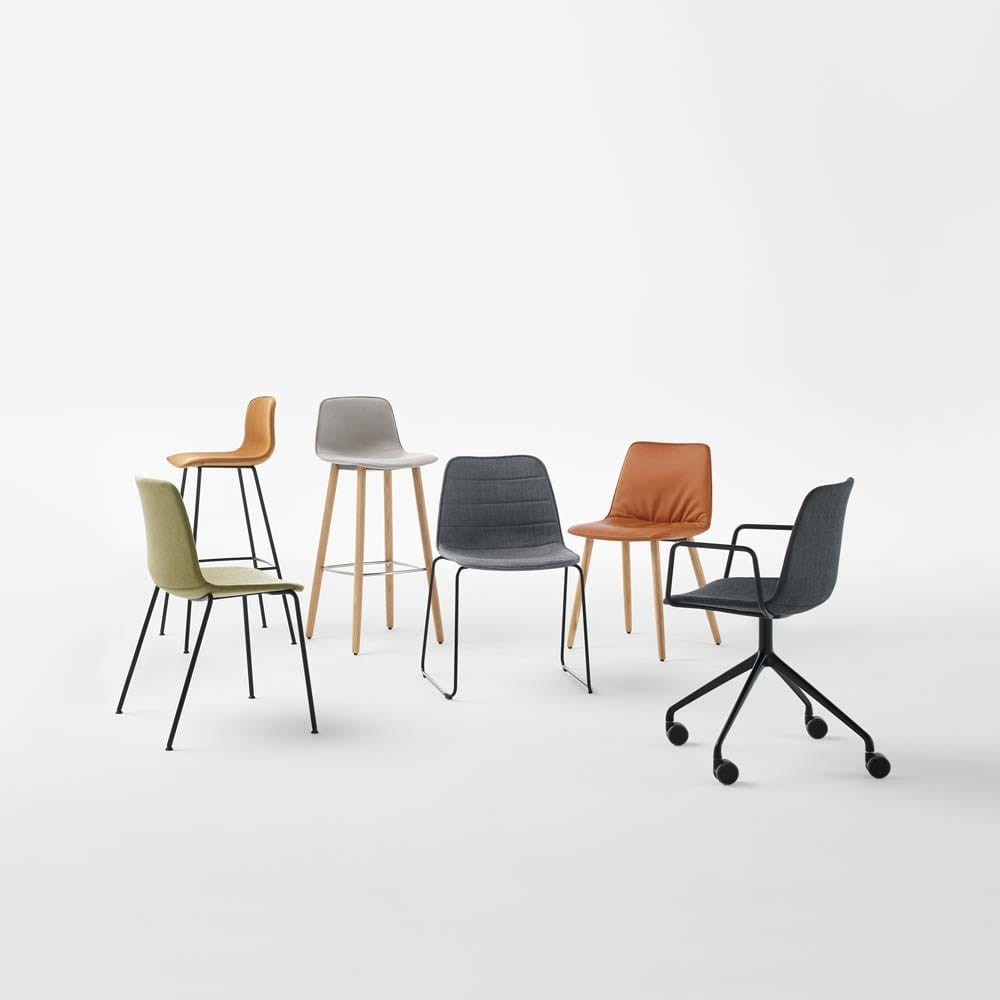 Офисное кресло из ткани с подлокотниками на насесте INCLASS Varya Tapiz ARCH-00133669 - Вид №5