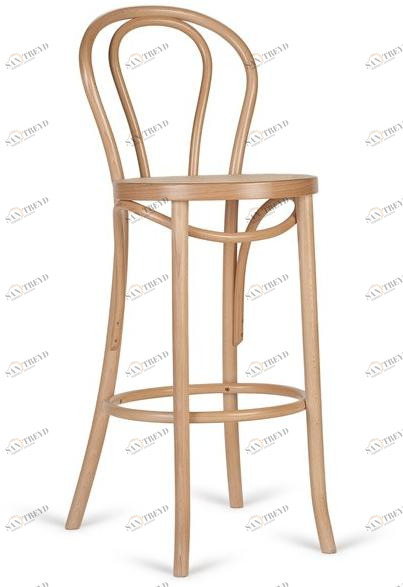 Paged Высокий табурет из бука со спинкой 1840 sun-id-1416595