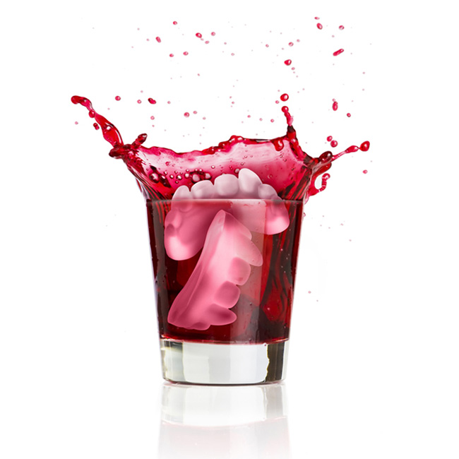 Форма для льда силиконовая красная Cool Blooded FRED&FRIENDS ДИЗАЙНЕРСКИЕ 00-3871440 Красный  - Вид №3