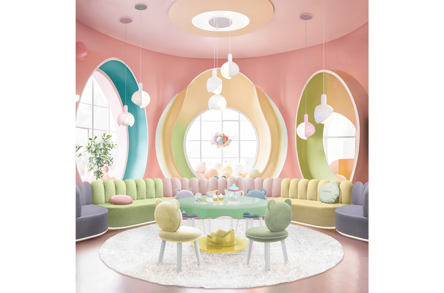 CIST555 Детские ковры Облако Circu  - Вид №18