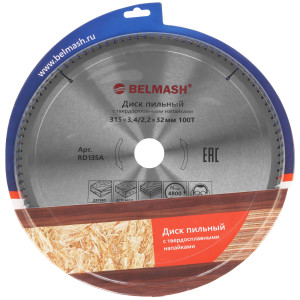 Диск пильный BELMASH RD135A 9153308