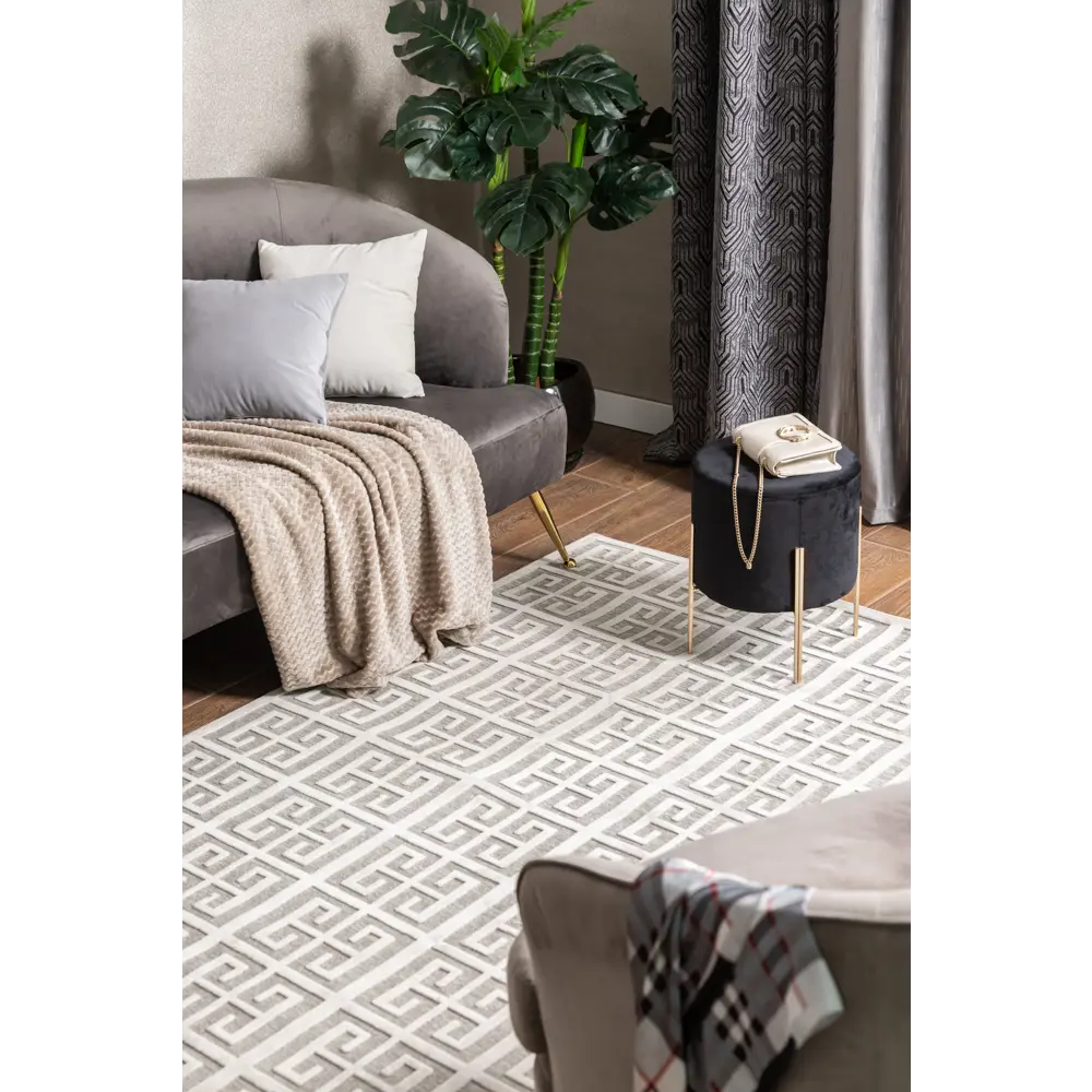 Ковер полипропилен Элис 8020I 200x285 см цвет серый CTIM STLM-2078723 - Вид №5