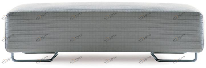 Moroso Прямоугольный пуф со съемным чехлом из ткани Lowland sun-id-1477689