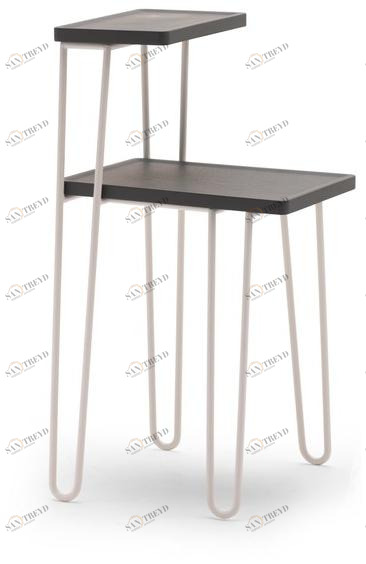 Gervasoni Журнальный столик из орехового дерева с журнальной стойкой Beds sun-id-1410029