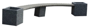 11589 КАРОЛИНА АРКА, скамья из бетона LAB.Space