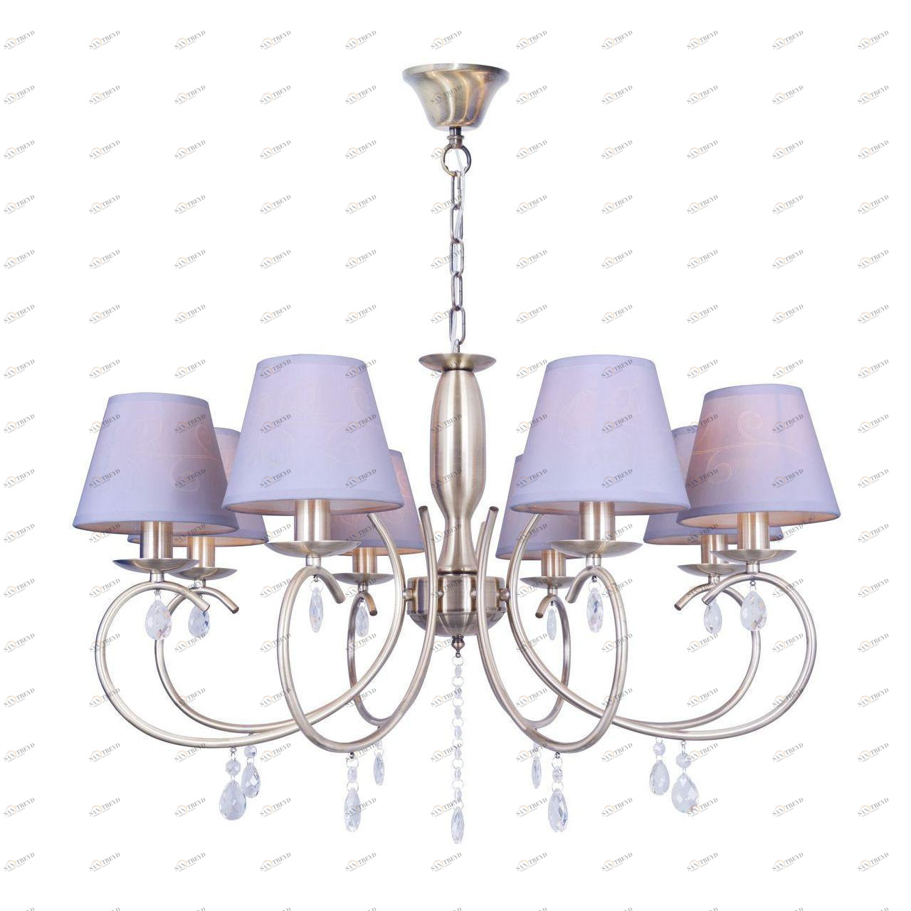 Подвесная люстра Toplight Gillian TL1136-8H TOPLIGHT ДИЗАЙНЕРСКИЕ, GILLIAN 187784 Голубой 