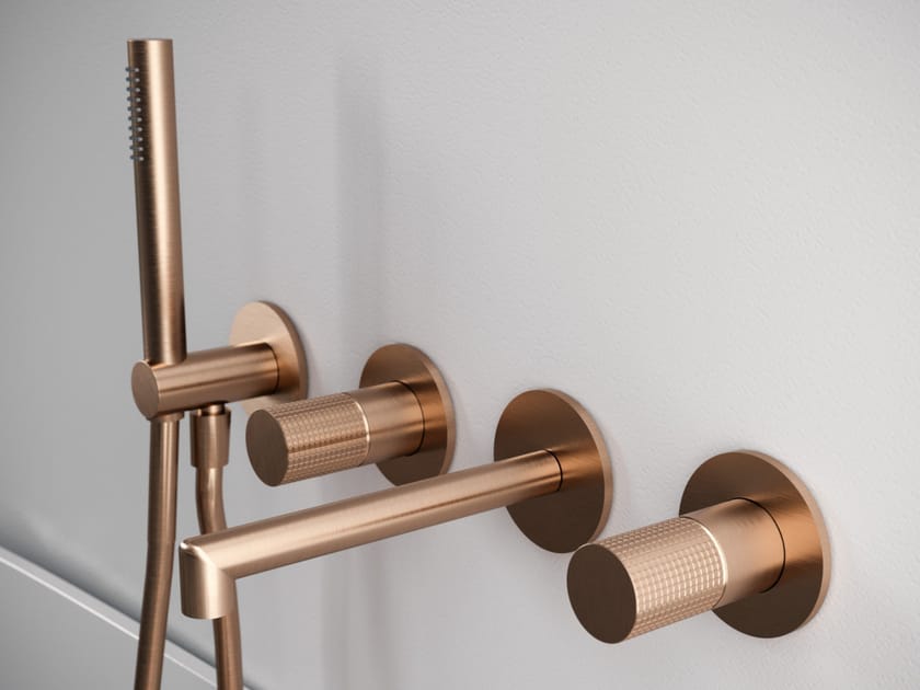 Набор латунных настенных ванн с ручным душем Rubinetterie Treemme T30 ARCH-00072296