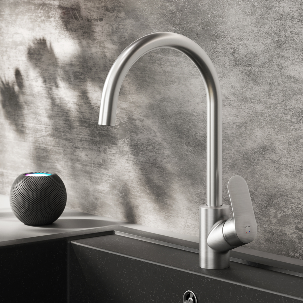 F8007111 смеситель для кухни сатин шт. AM.PM Like