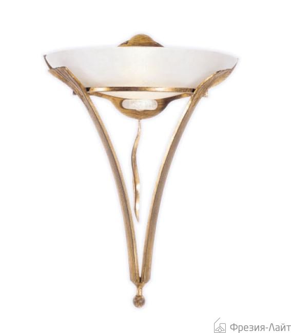 Masca 1507/A1 oro vetro 31 Tuscania бра 76593