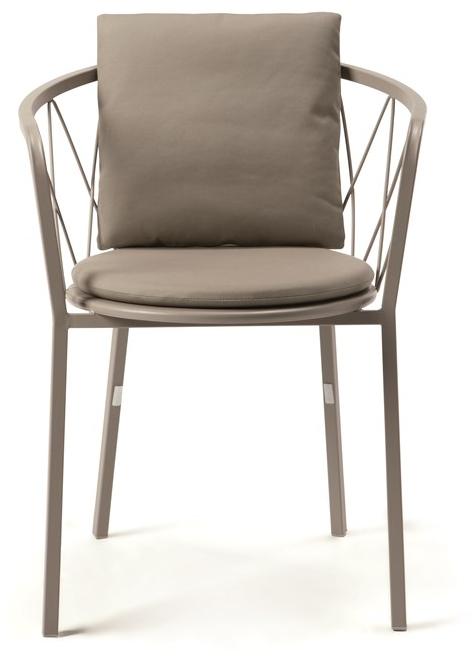 Vermobil Штабелируемый металлический садовый стул с подлокотниками Desiree De301 - Вид №11