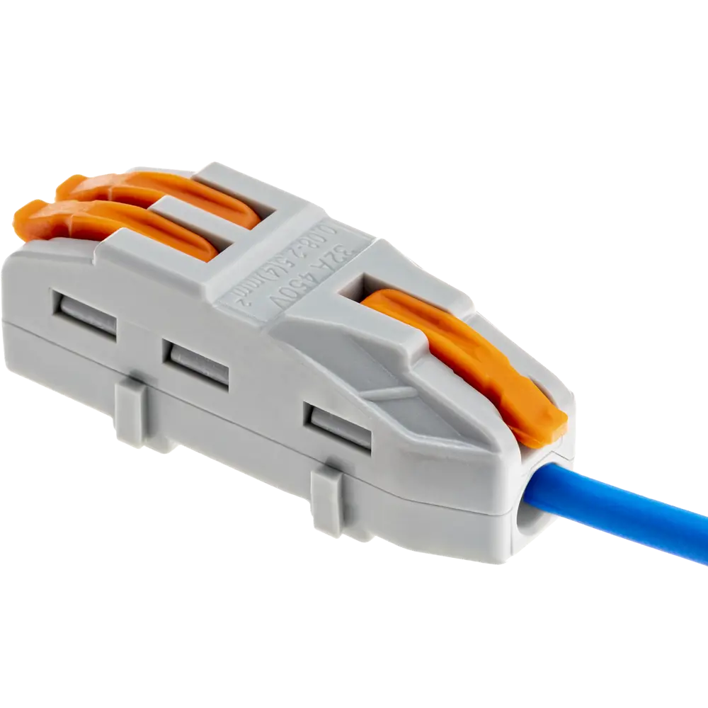 87887423 Клемма разветвительная Duwi 26664 3-проводная 4 мм 4 шт. STLM-1114751  - Вид №11