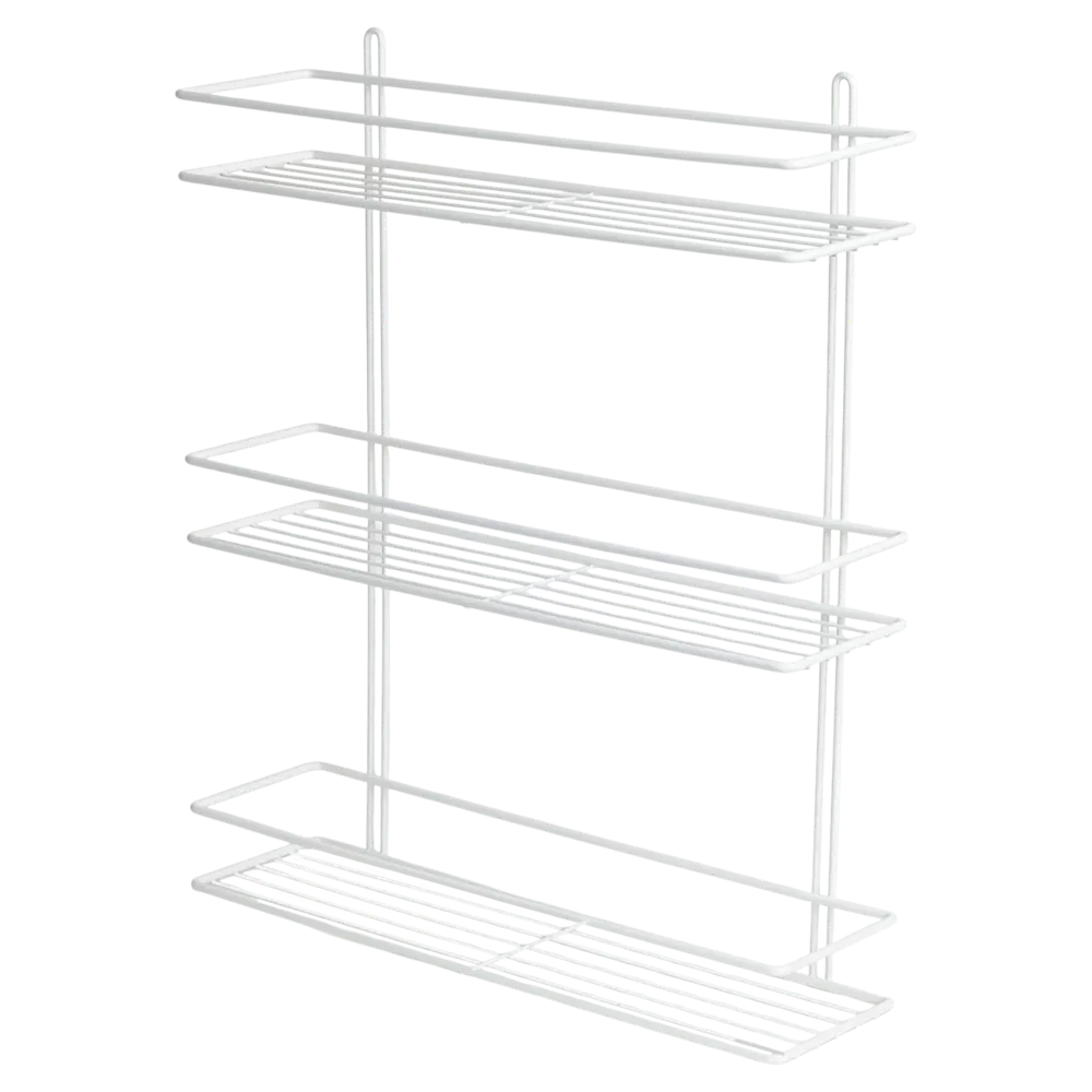 Proffero Угловая полка для ванной 3-ярусная стальная белая 89432456 Santreyd STLM-1584226