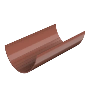 Желоб водосточный Verat 125x2000 мм цвет красный