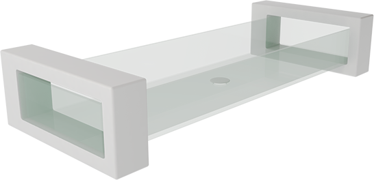 GLLAME1201 Подвесная раковина настенная GSG CERAMIC GLASS