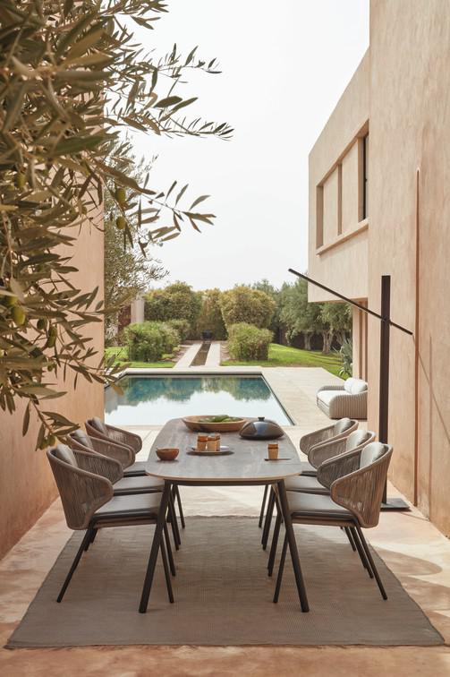 MNST559 Стул кремень перец Manutti Radius - Вид №15