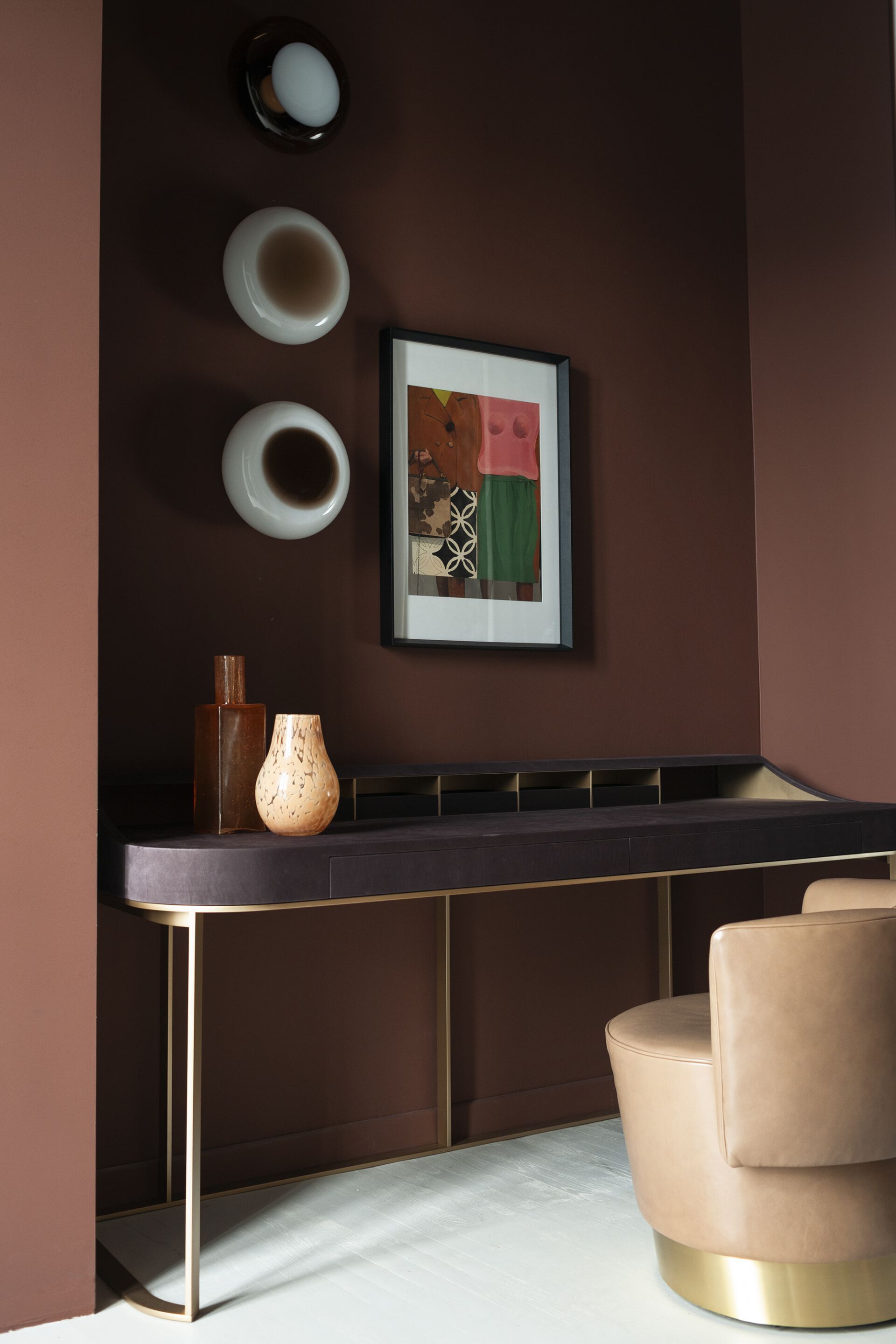 Светодиодный настенный светильник из дутого стекла Baxter Хайку ARCH-00087693 - Вид №4