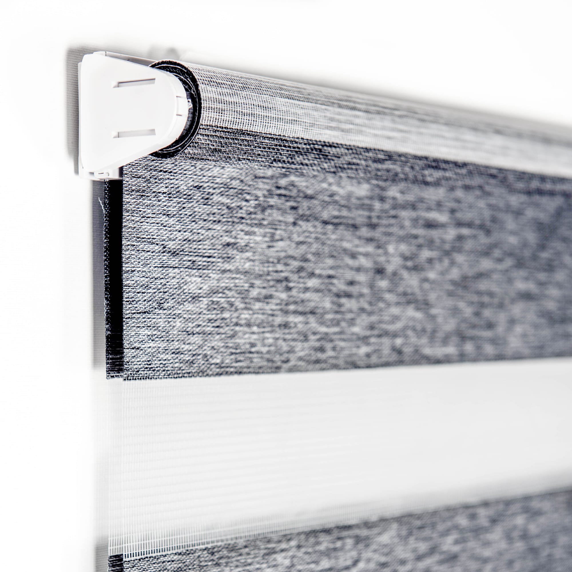 82614500 Штора рулонная день-ночь Miamoza Blackout 40x160 см, цвет серый Santreyd  - Вид №1