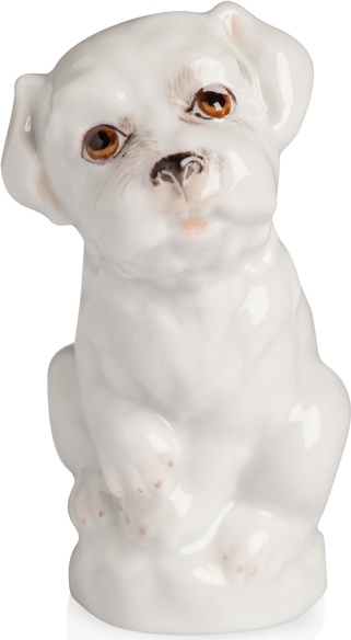10624895 Meissen Фигурка 5,5см "Щенок" Фарфор 