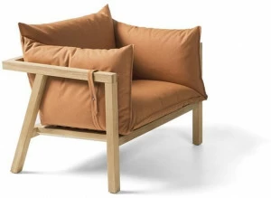 prostoria Садовое кресло с подлокотниками, обитое тканью Umomoku