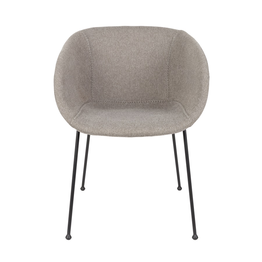 Кресло Feston серое Zuiver 1200157 - Вид №9