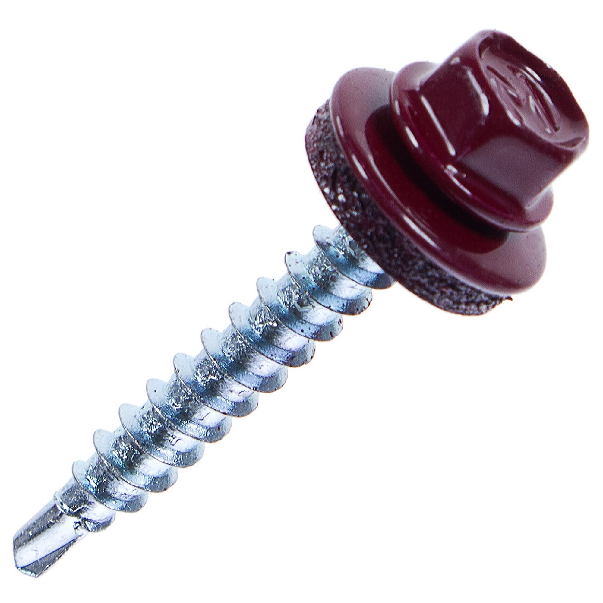 11133802 Саморезы металл-дерево 4.8x35 мм цвет красный, 250 шт Santreyd 