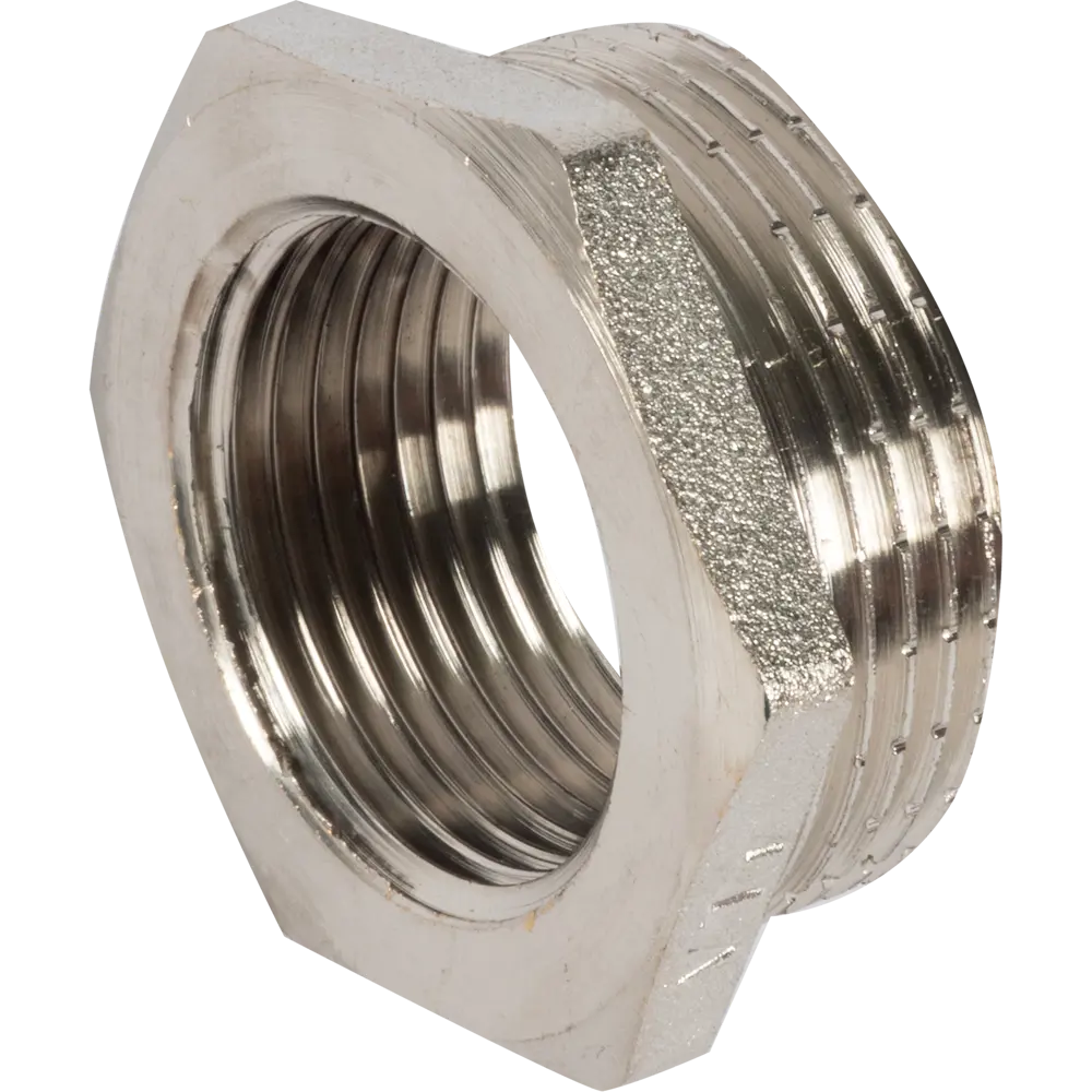 Футорка Valtec 1 1/4"х1" наружная-внутренняя резьба никелированная латунь VTr.581.N.0706 12400263 STLM-2082134 