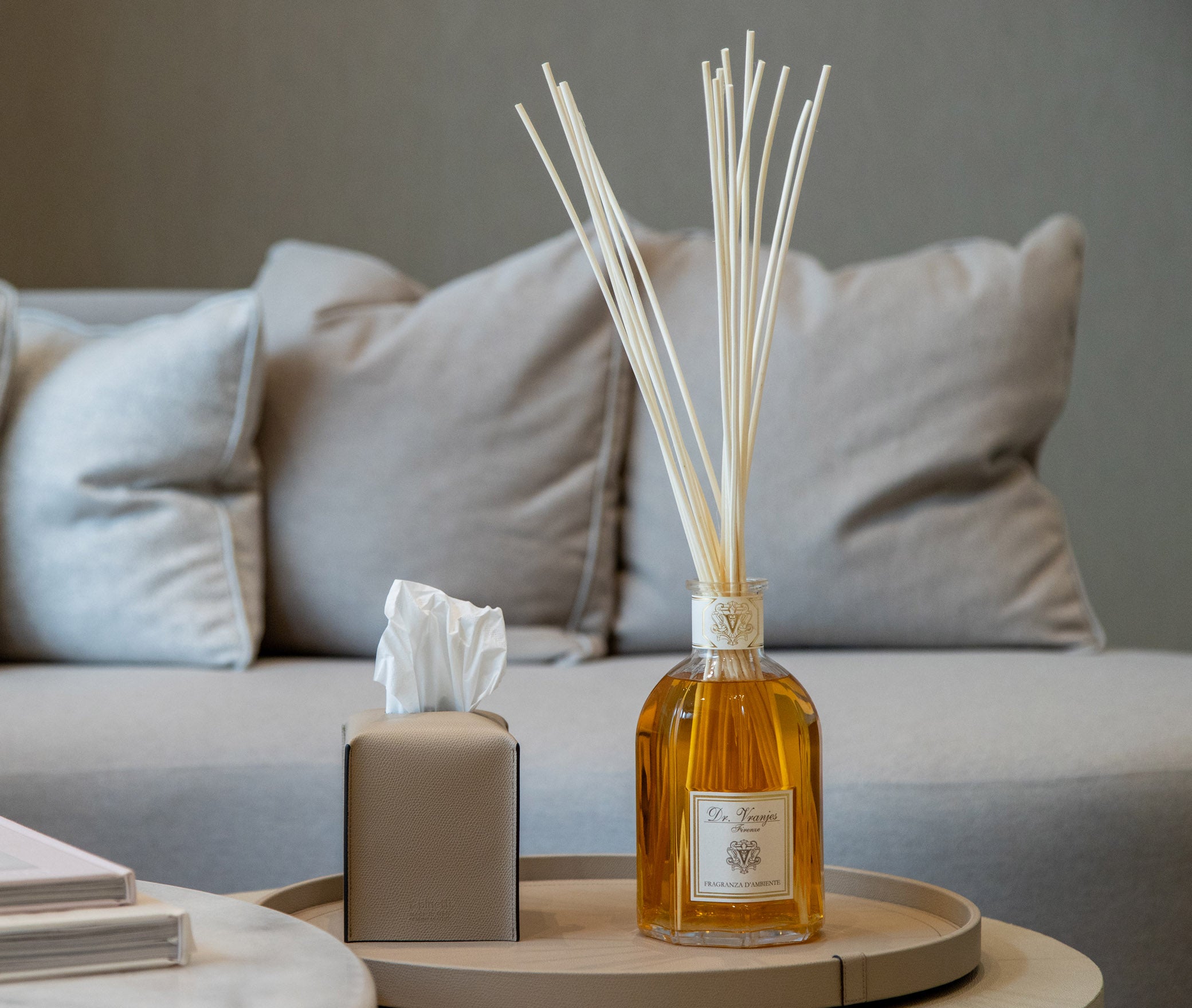 Мягкая квадратная коробка для салфеток - 12,2X10,7XH12,5 см / тканая кожа_coffee Pinetti 00.0340.061.015 - Вид №2