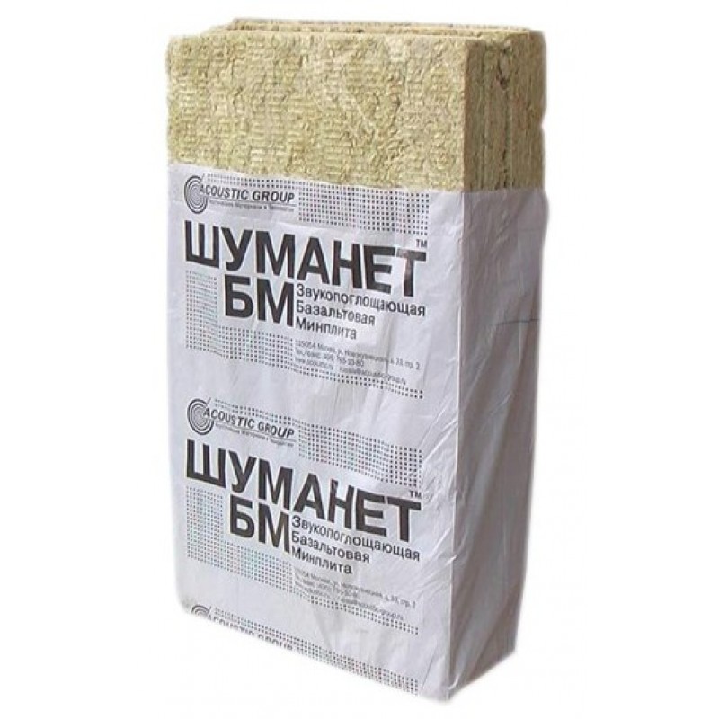 Звукоизоляция Шуманет-БМ 1200х600х50мм (2,88м2) 13415 - Вид №2