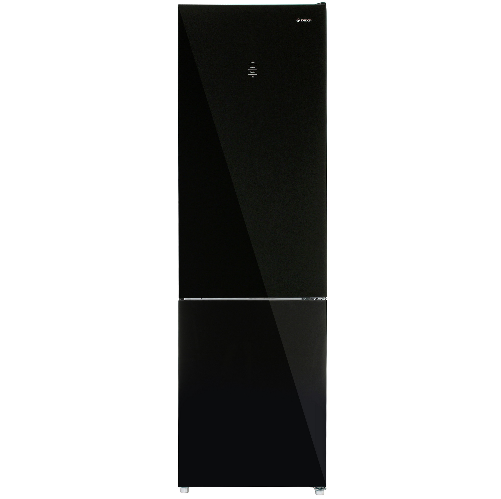 5032030 Холодильник с морозильником   DEXP RF-CN350DMG/SI черный STDN-0119652 - Вид №2