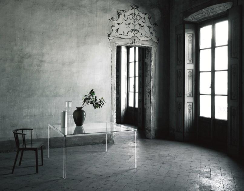 Glas Italia Квадратный хрустальный стол sun-id-1472409 - Вид №2