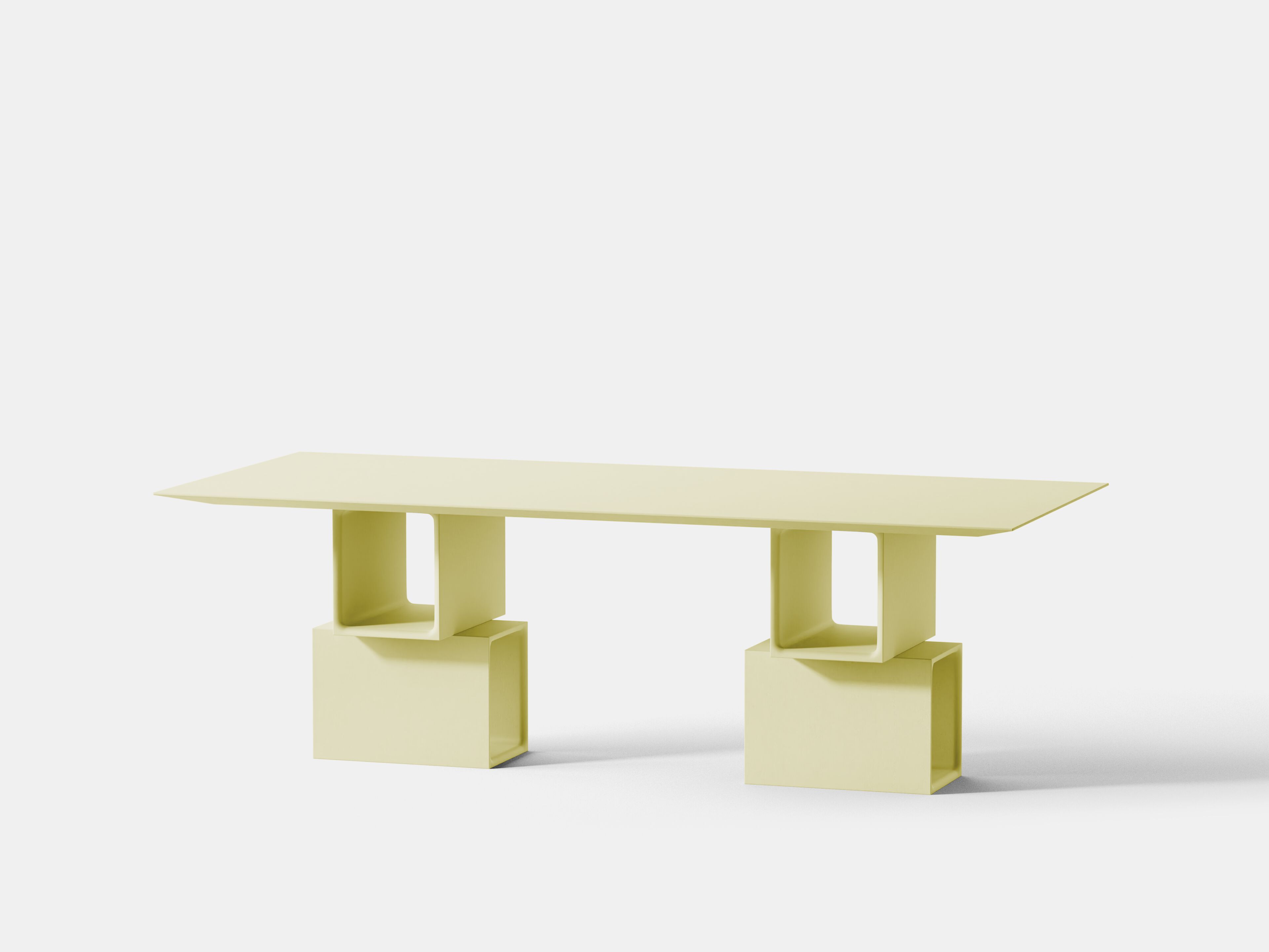 Прямоугольный бетонный стол PULKRA плакат ARCH-00071870 - Вид №11