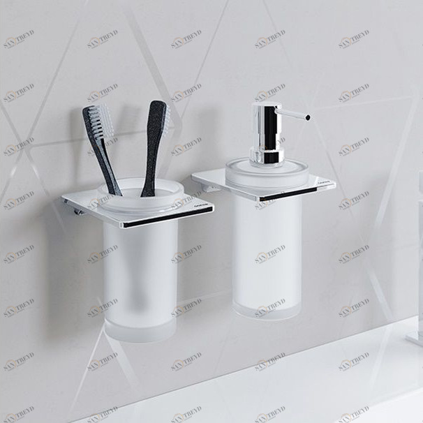 Sonia Дозатор для жидкого мыла настенный S-CUBE Хром 166848